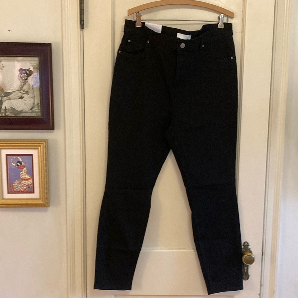 NWT H&M Skinny High Waist Full Length 5-Pocket Stretch Denim Jeans Sz 18